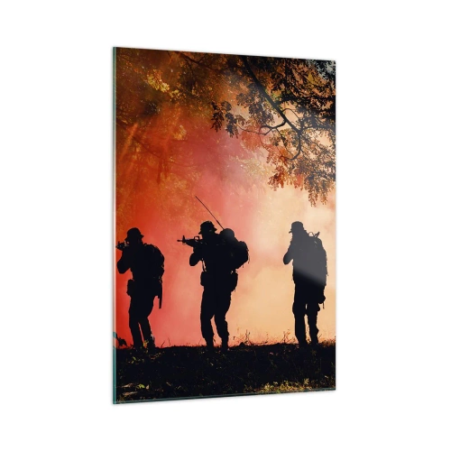 Glastavla - Bild på glas - ...Alla för en - 50x70 cm