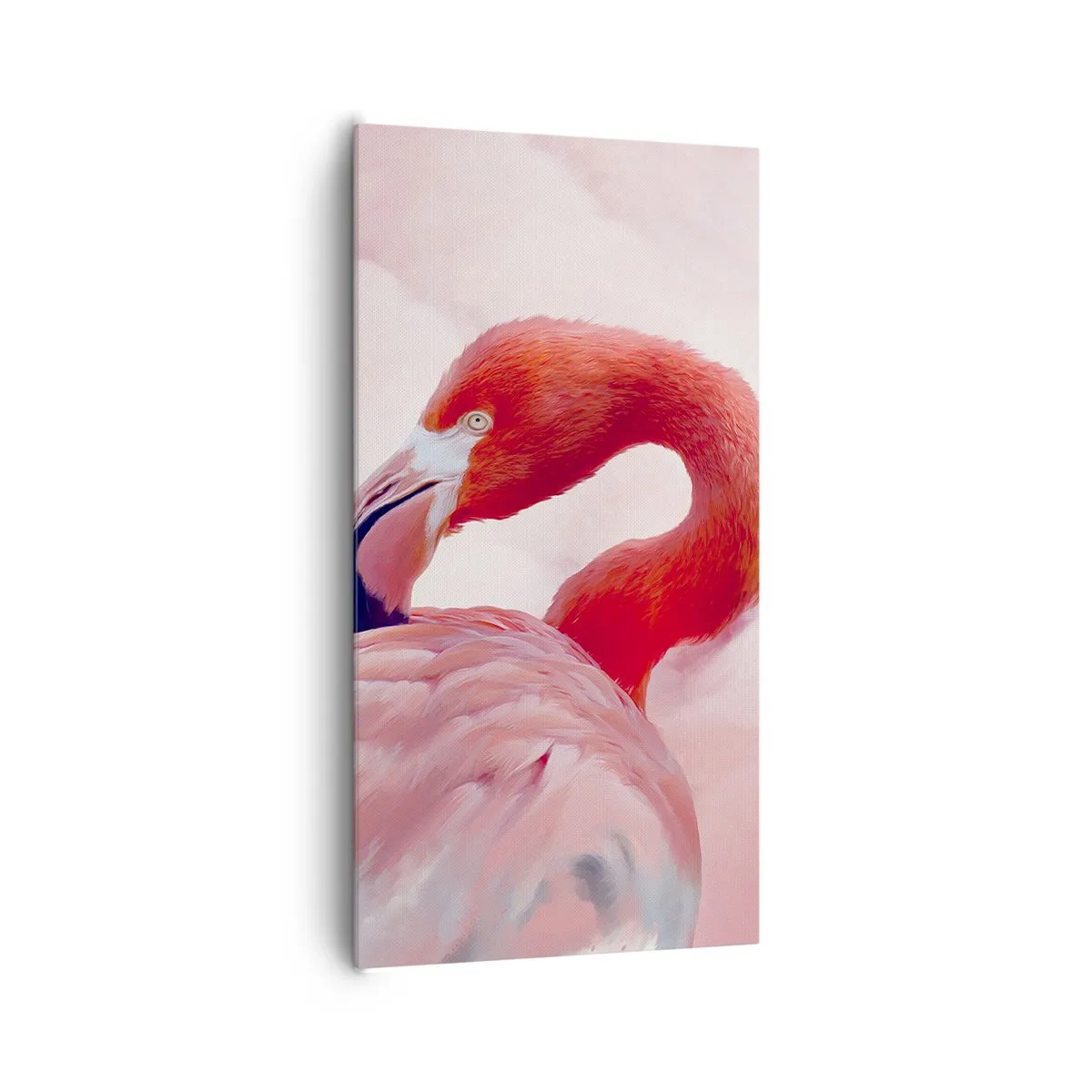 Canvastavla - Bild på duk - Fågelns skönhet - 65x120 cm