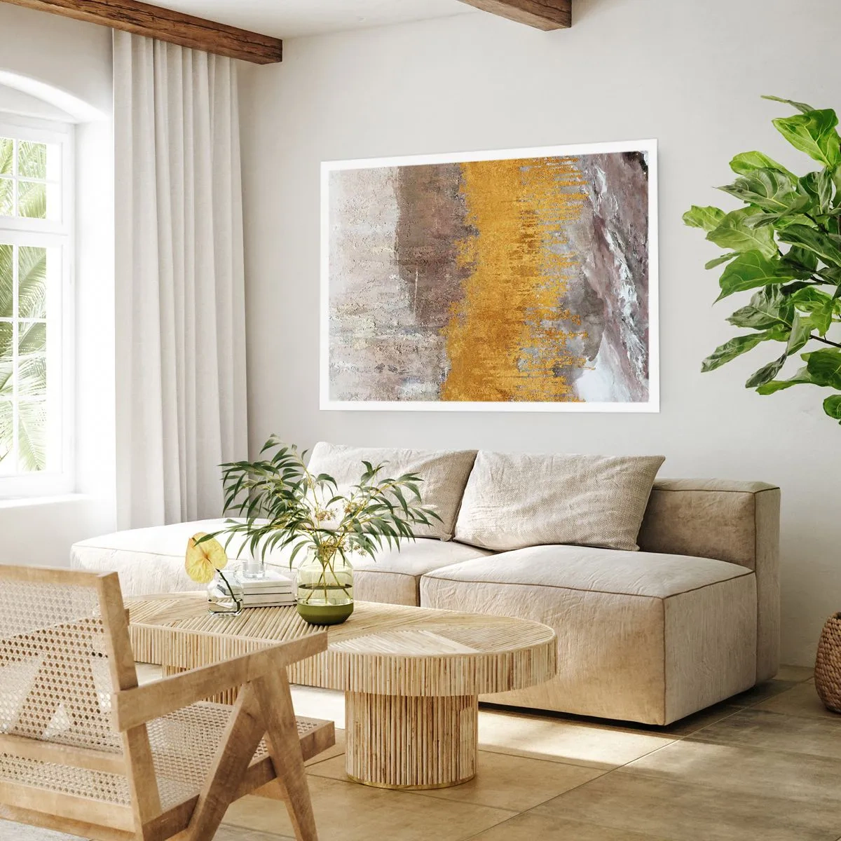 Affisch - En gyllene explosion - 91x61 cm