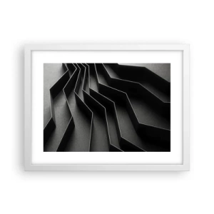 Affisch i vit ram - Rumslig ordning - 40x30 cm