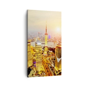 Canvastavla - Bild på duk - Asiatisk dröm - 45x80 cm