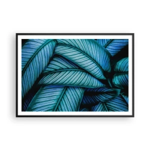 Affisch i svart ram - Livslinjer - 100x70 cm