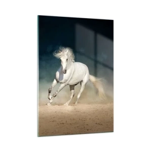 Glastavla - Bild på glas - Frihet i ett rent tillstånd - 50x70 cm
