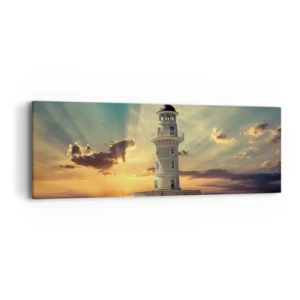 Canvastavla - Bild på duk - Ljus - Godhet - Skönhet - 90x30 cm