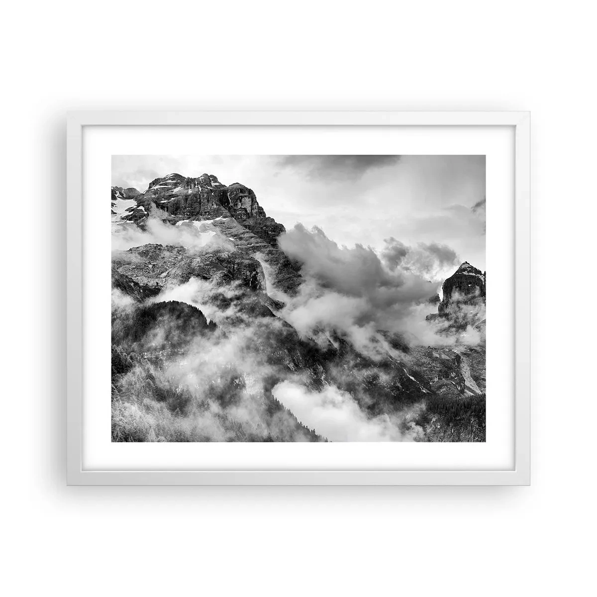 Affisch i vit ram - Vackra och grymma - 50x40 cm