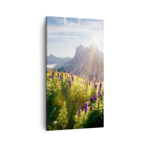 Canvastavla - Bild på duk - Örternas hemliga liv - 45x80 cm