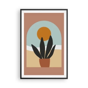 Affisch i svart ram - Små glädje - 61x91 cm