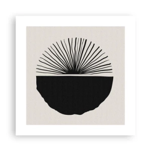 Affisch - En rad olika möjligheter - 40x40 cm