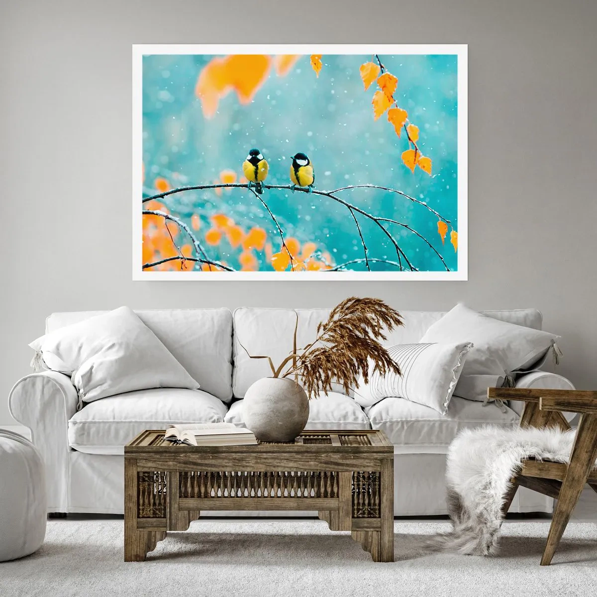 Affisch - Fåglarnas skvaller - 100x70 cm