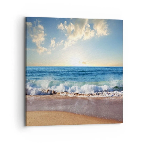 Canvastavla - Bild på duk - Rörlighet och orörlighet samtidigt - 70x70 cm