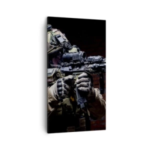 Canvastavla - Bild på duk - Dödligt effektiv - 45x80 cm