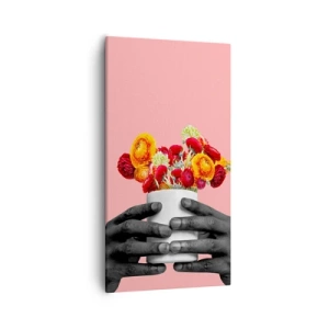 Canvastavla - Bild på duk - Livets apoteos - 55x100 cm