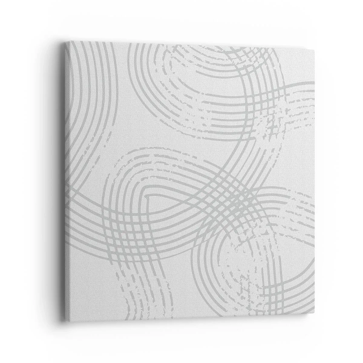 Canvastavla - Bild på duk - Det finns ingen rak väg - 40x40 cm