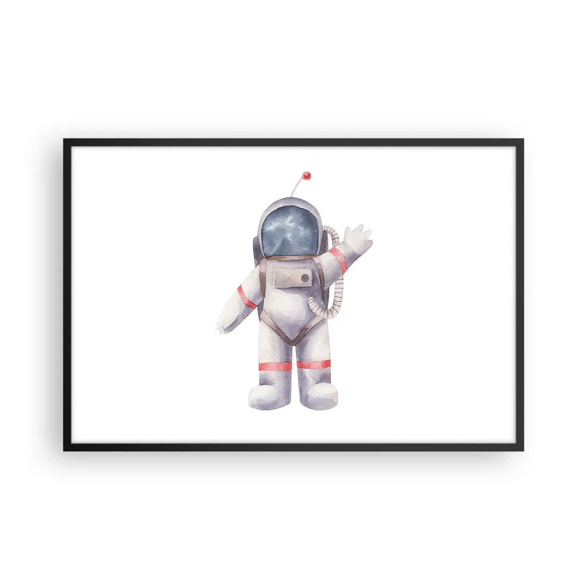 Affisch i svart ram - Det var allt för nu! - 91x61 cm