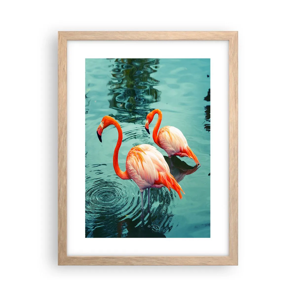 Affisch i ram av ljusek - Nu är vi på modet - 30x40 cm