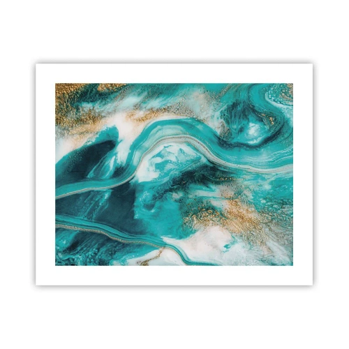 Affisch - Guldflod - 50x40 cm