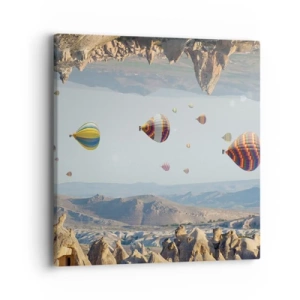 Canvastavla - Bild på duk - Här är allt möjligt - 40x40 cm