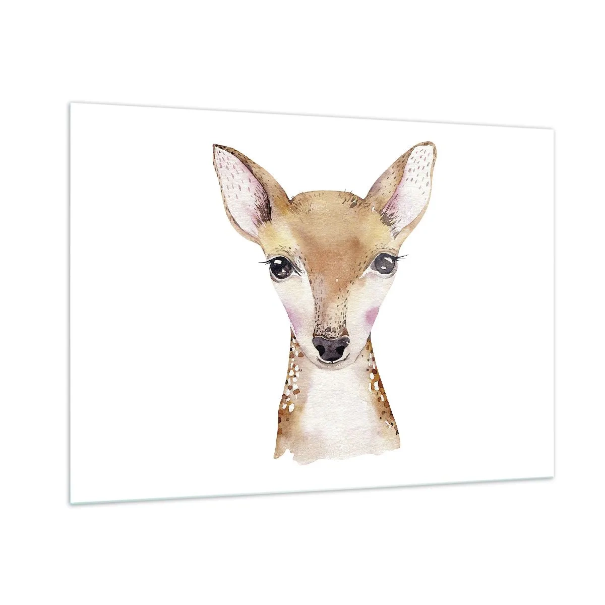 Glastavla - Bild på glas - Oskuldens natur - 100x70 cm