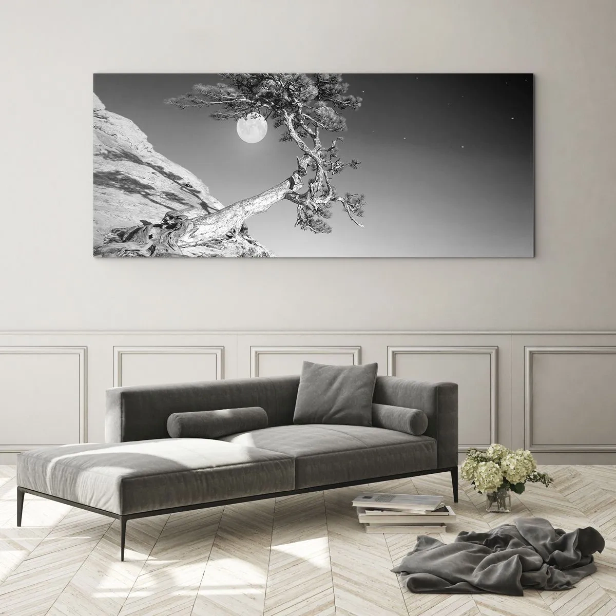 Glastavla - Bild på glas - Segerrik kämpe - 120x50 cm