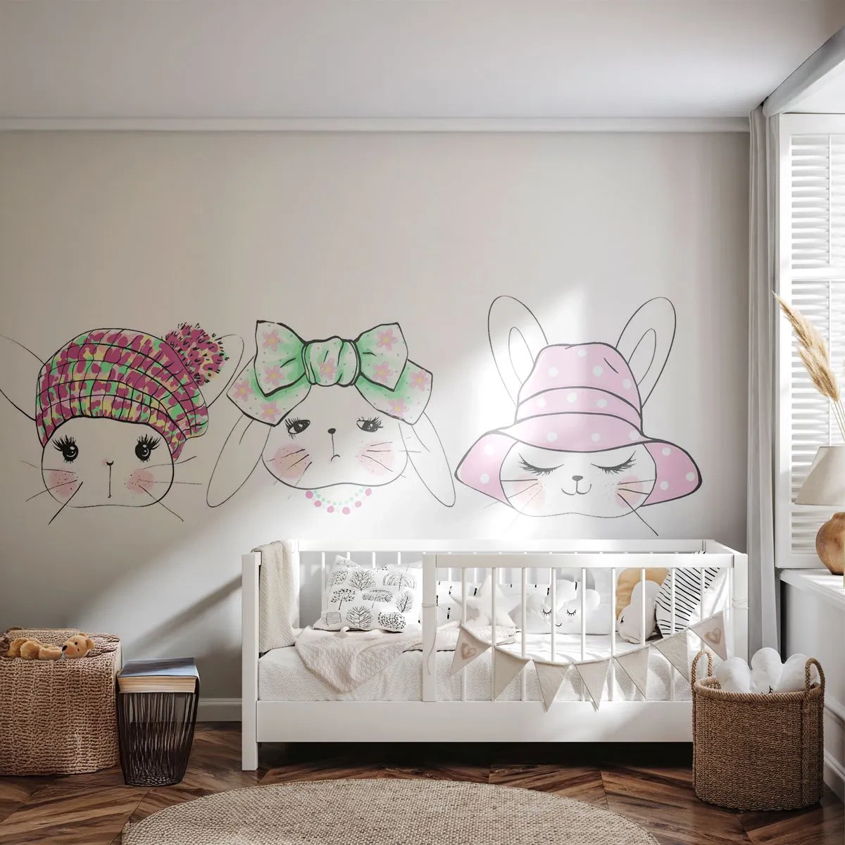Självhäftande Fototapet Deluxe Sticker - Fundersam, ledsen, glad - För barn, Grafik, Illustration - 250x175 cm
