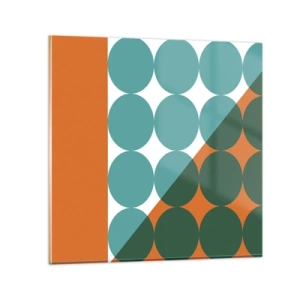 Glastavla - Bild på glas - Uppåt och på diagonalen - 30x30 cm