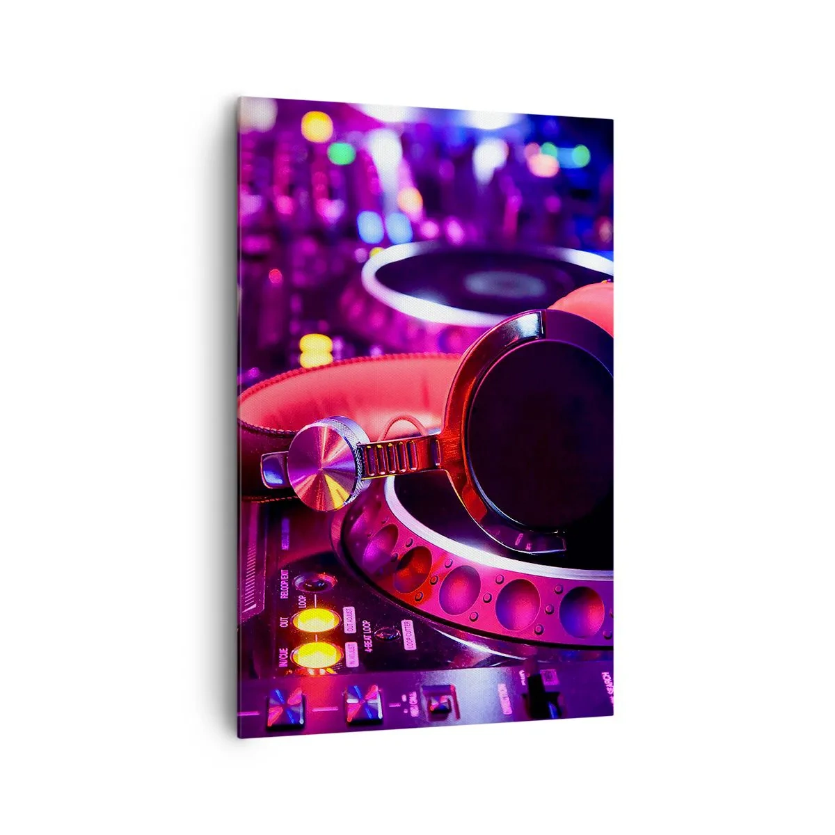 Canvastavla - Bild på duk - Innan partyt startar - 80x120 cm