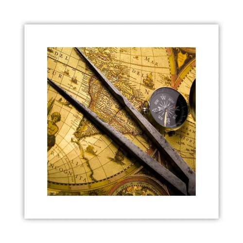 Affisch - Var är skatterna? - 30x30 cm