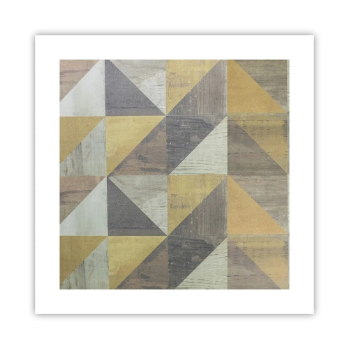 Affisch - Under triangelns vinkel - 40x40 cm
