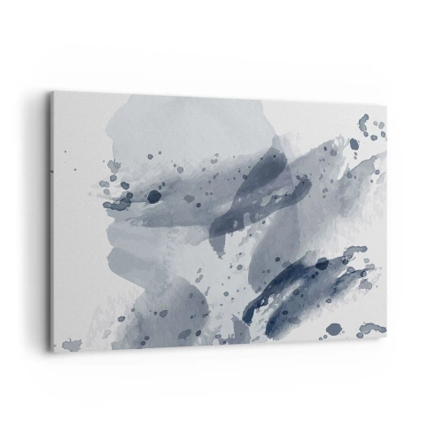 Canvastavla - Bild på duk - Studie om vattnets natur - 100x70 cm