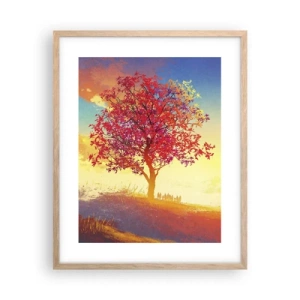 Affisch i ram av ljusek - Pilgrim i målet - 40x50 cm