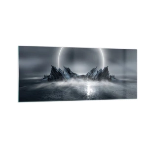 Glastavla - Bild på glas - En berättelses final - 100x40 cm