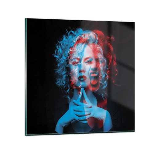 Glastavla - Bild på glas - Alter ego - 30x30 cm