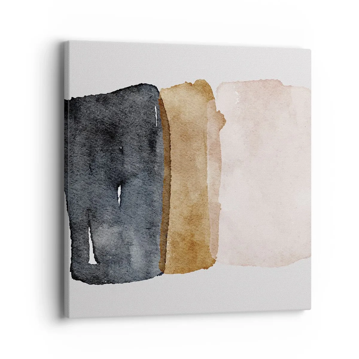 Canvastavla - Bild på duk - Komposition av jordens färger - 40x40 cm