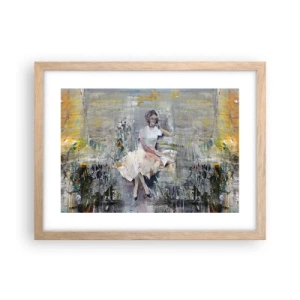 Affisch i ram av ljusek - Klassisk och modern - 40x30 cm