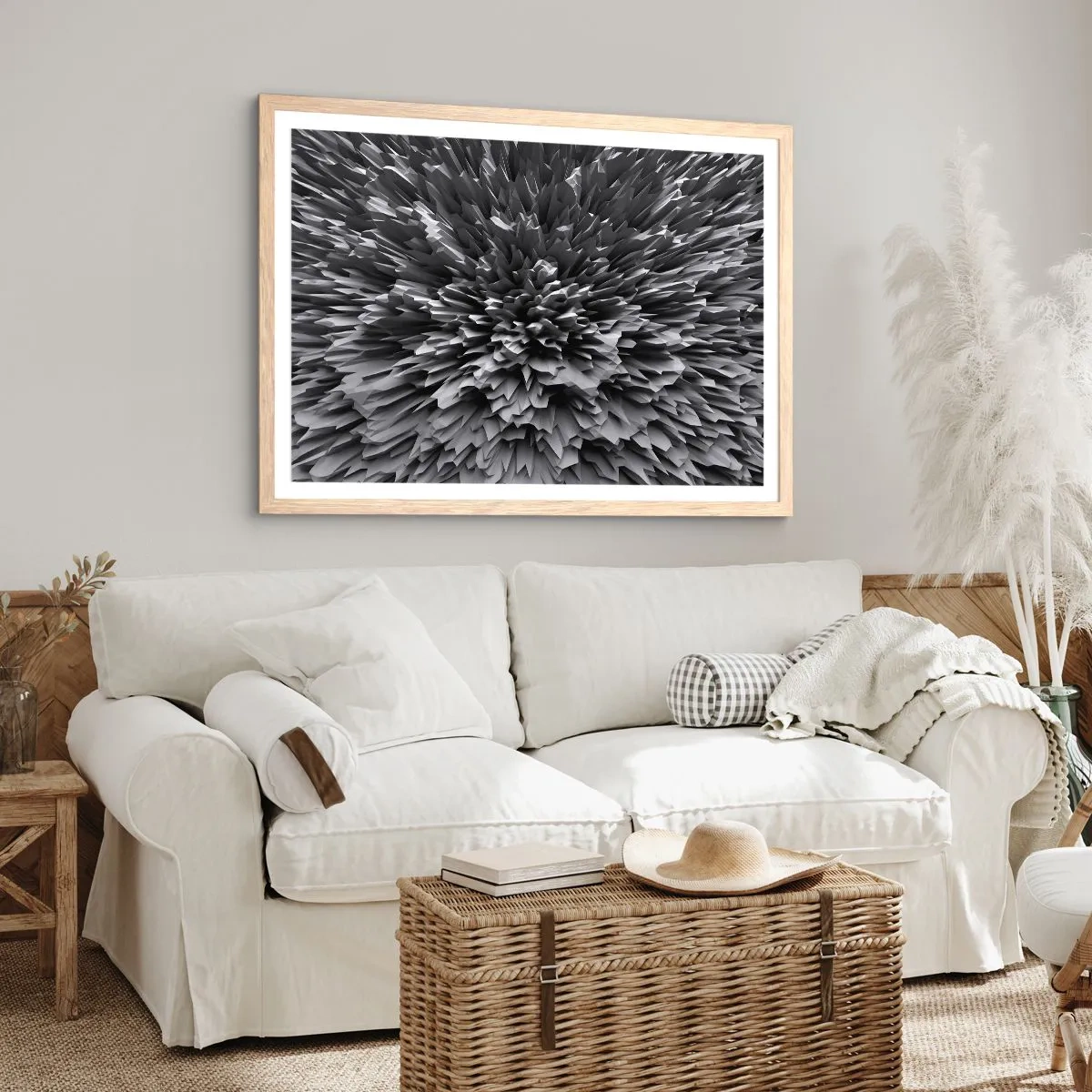 Affisch i ram av ljusek - Det kan inte bli vassare än så här - 91x61 cm