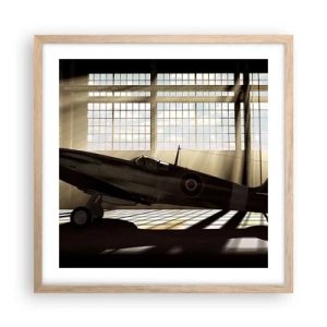 Affisch i ram av ljusek - Kämpens vila - 50x50 cm