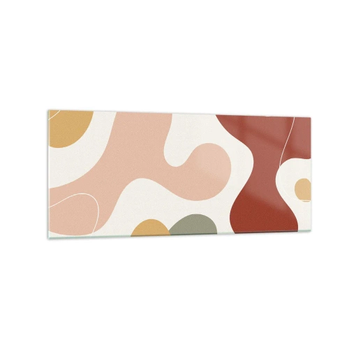 Glastavla - Bild på glas - Ornamental zig-zack? - 120x50 cm