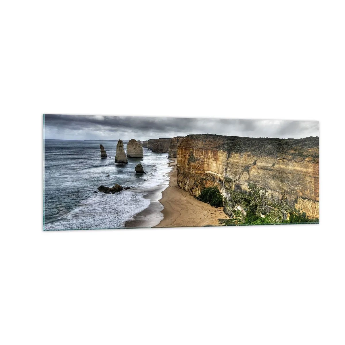 Glastavla - Bild på glas - Rå skönhet - 140x50 cm