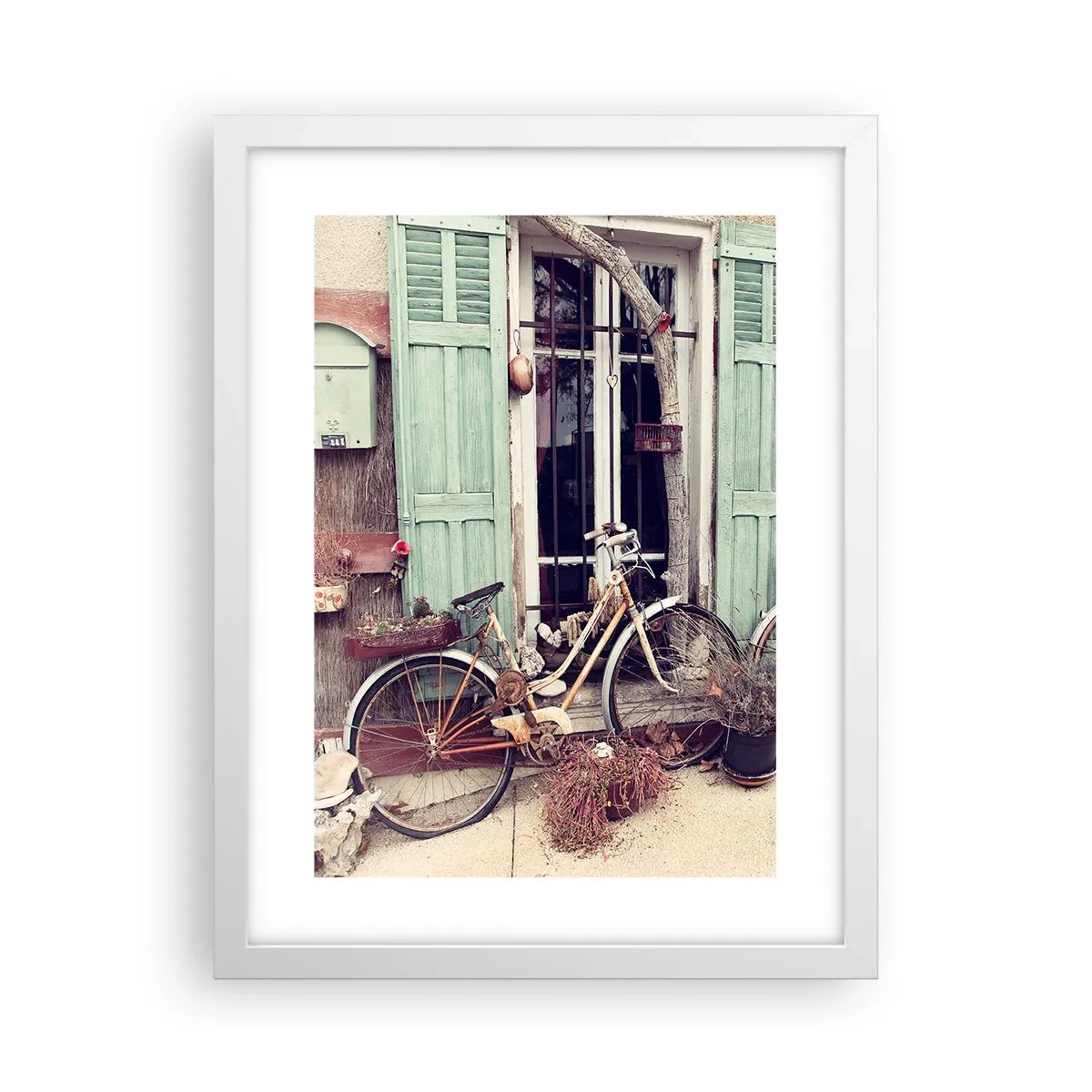 Affisch i vit ram - Länge leve provinsen - 30x40 cm