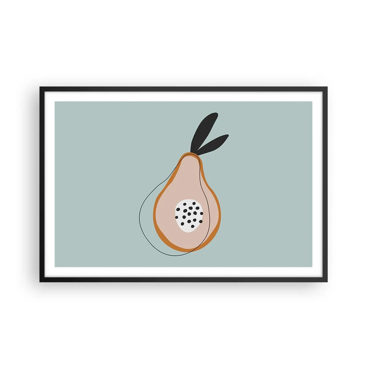 Affisch i svart ram - Att tränga in i sakens natur - 91x61 cm