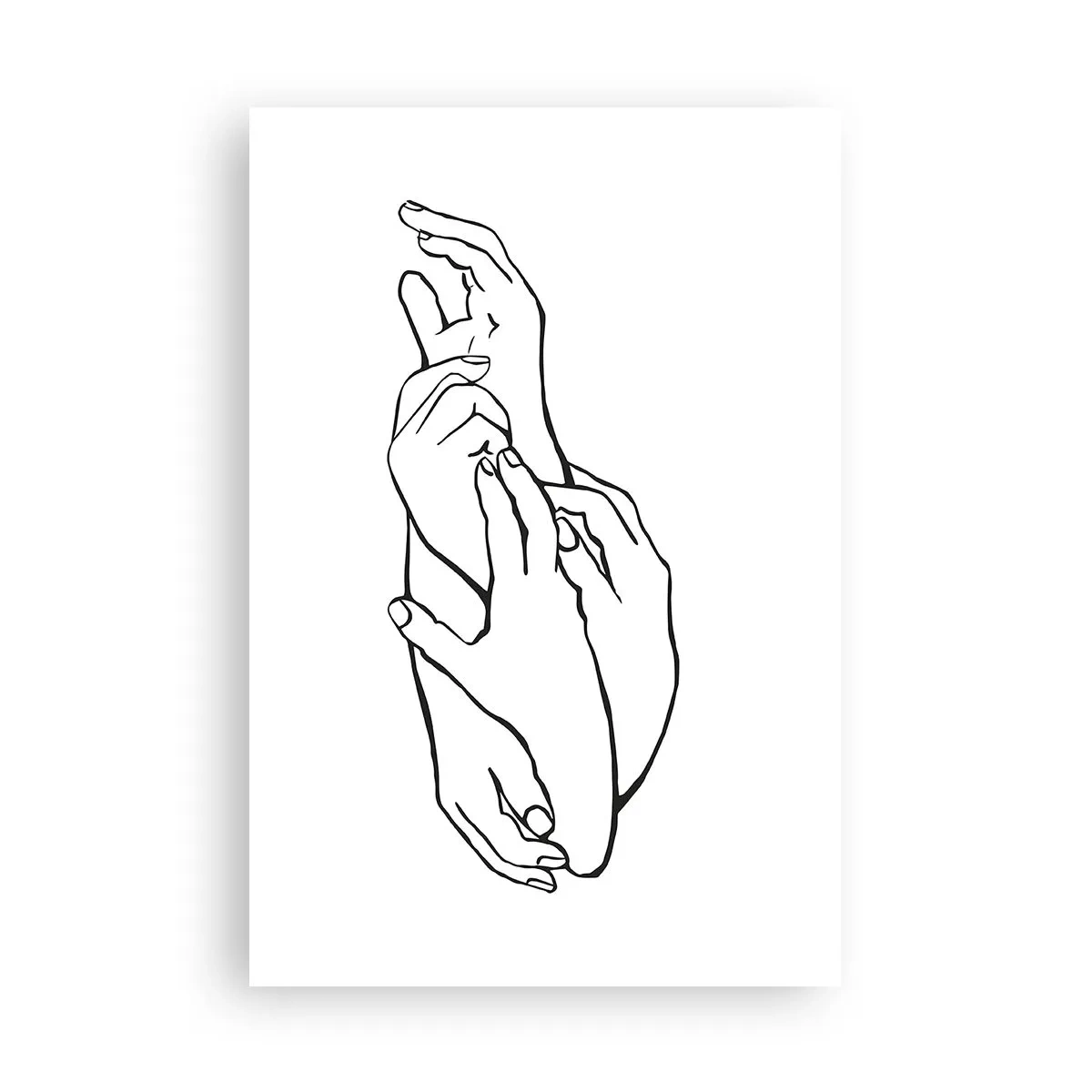 Affisch - Hand i hand - 61x91 cm