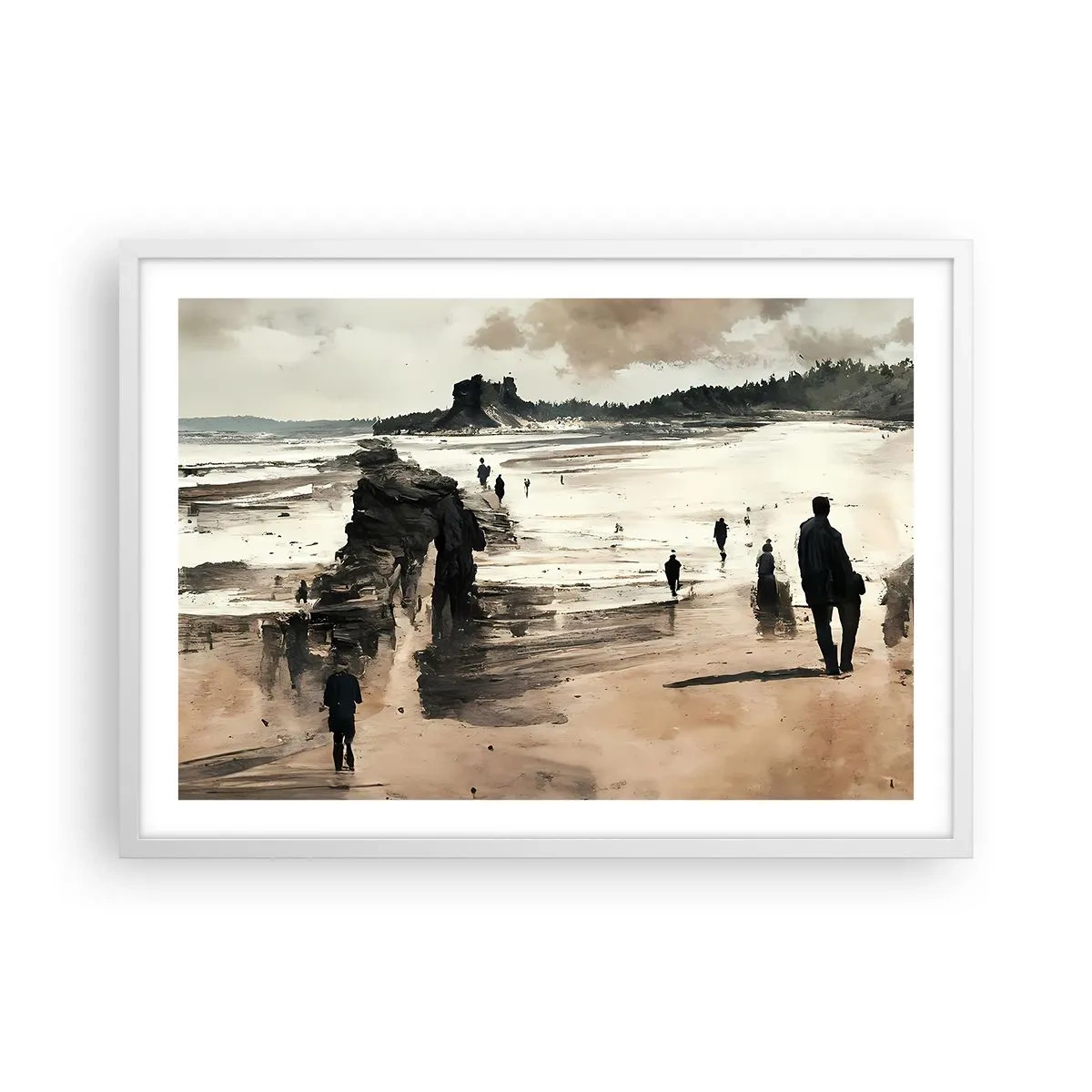 Affisch i vit ram - Framkallade - 70x50 cm