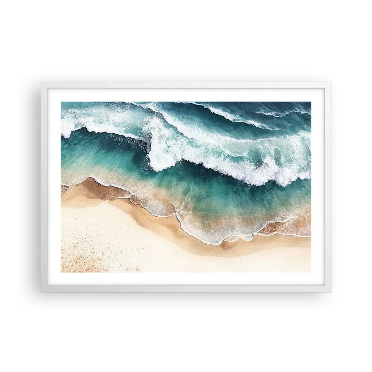 Affisch i vit ram - Ett evigt möte - 70x50 cm