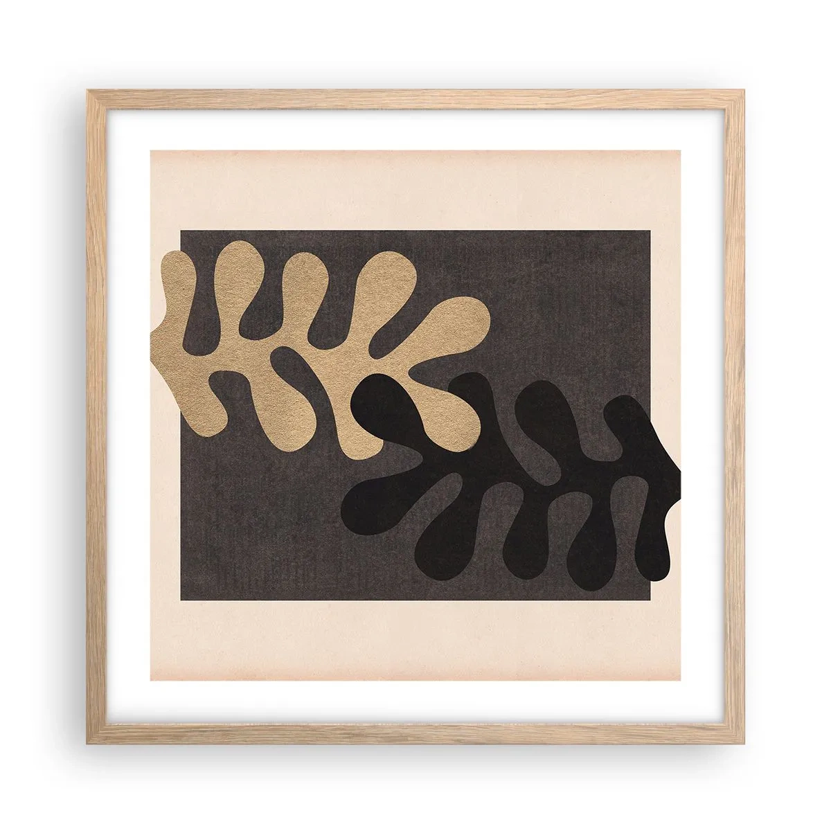 Affisch i ram av ljusek - Brist och komplettering - 50x50 cm