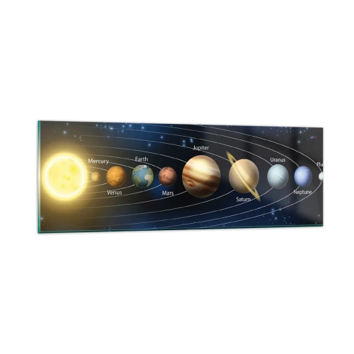 Glastavla - Bild på glas - En av tio - 90x30 cm