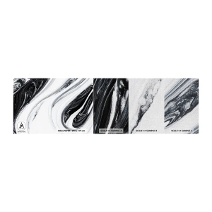 Provbit av fototapet Premium Canvas - Motsatskombination - Måla, Bit, Modern - 100x30 cm