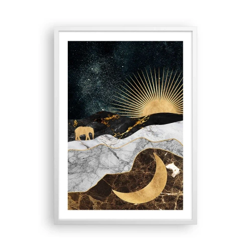 Affisch i vit ram - Eviga lagar - 50x70 cm