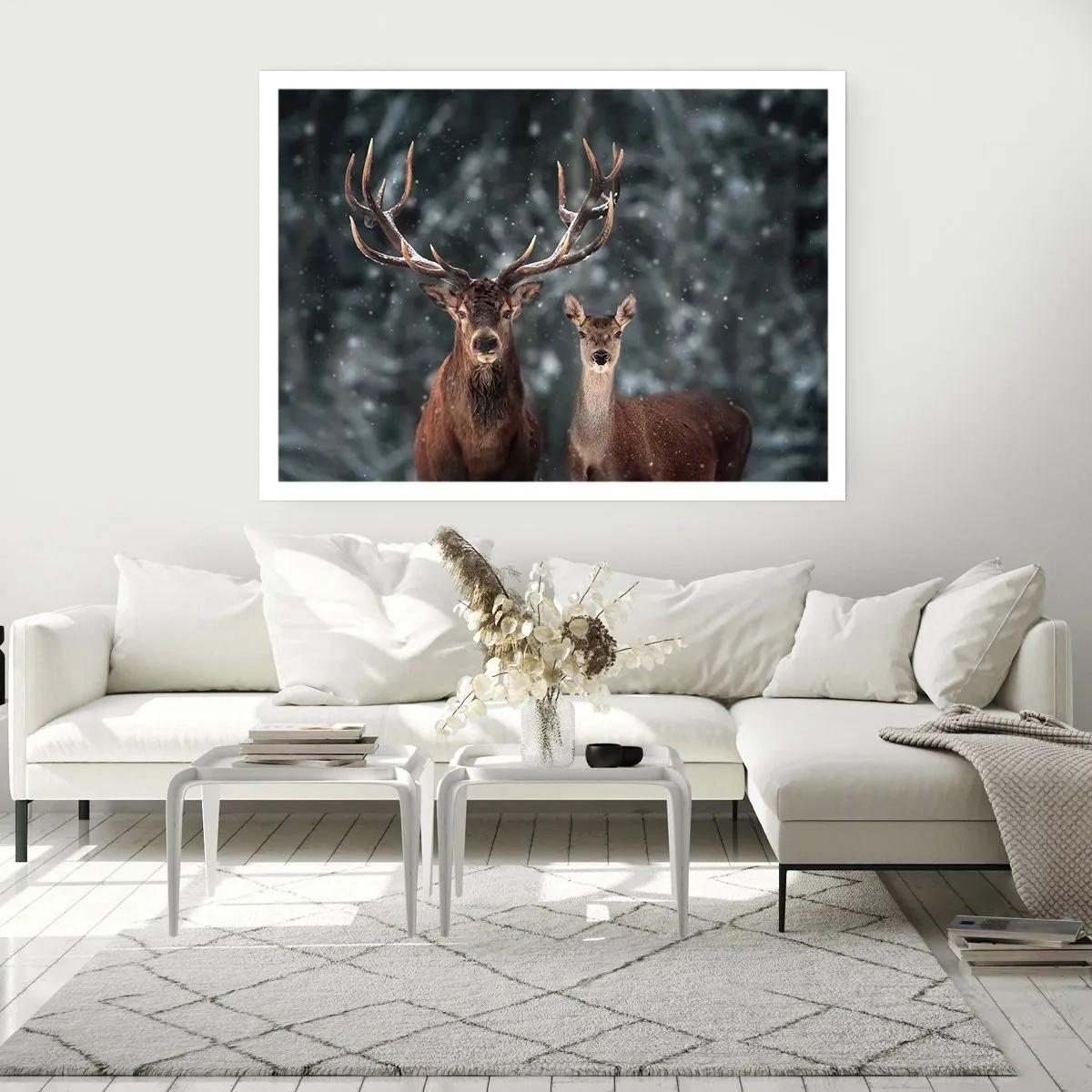 Affisch - Skogens herre med hustrun - 91x61 cm