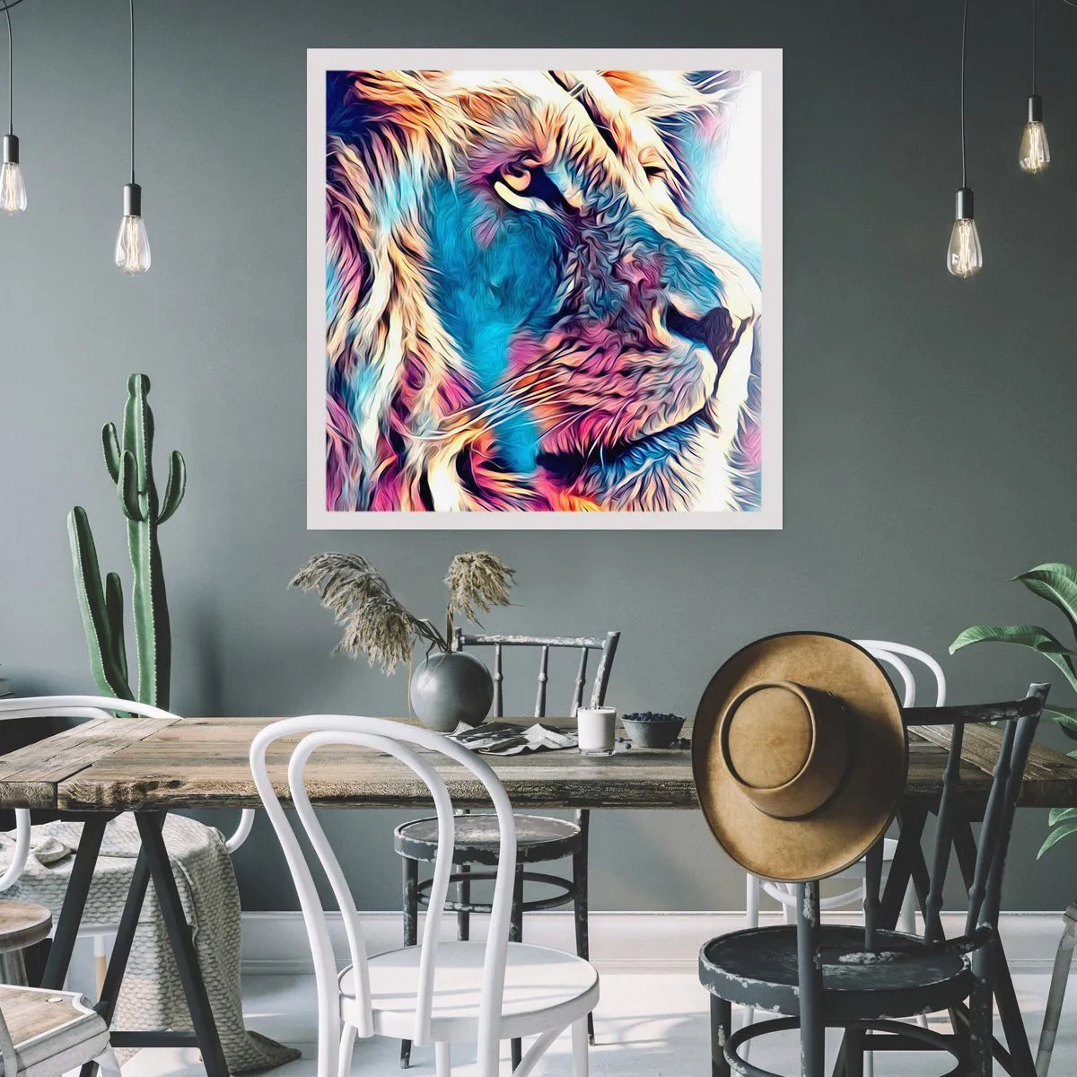 Affisch - Naturens klokhet - 60x60 cm