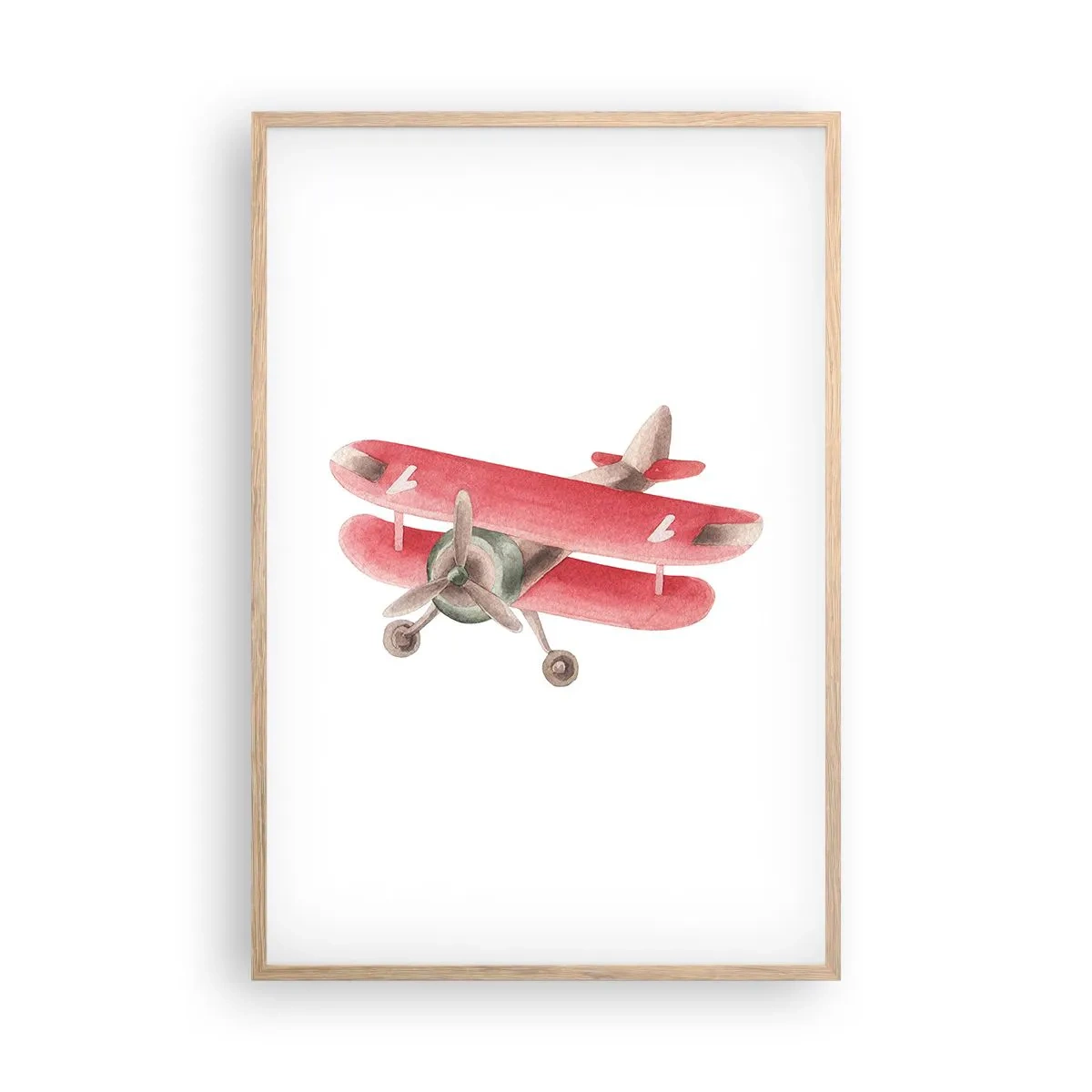 Affisch i ram av ljusek - Redo att flyga högt - 61x91 cm